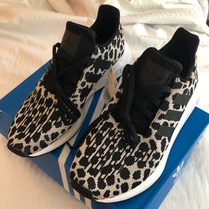 Adidas Swift run cheetah print shoes